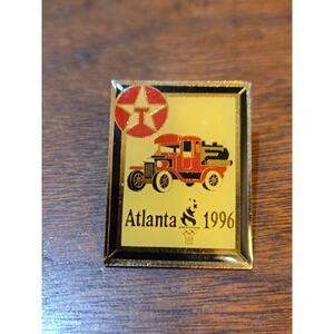 Atlanta 1996 Olympics 100 Texaco Pin Lapel Enamel Collectible